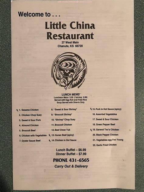 Menu is subject to change without notice. . Chinese food chanute ks
